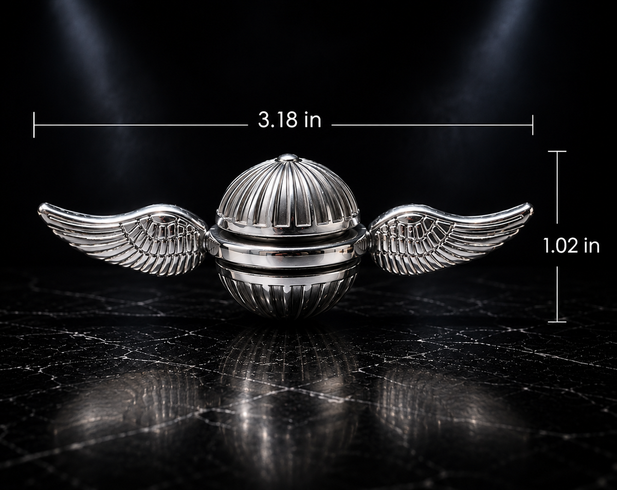 Winged Metal Fidget Spinner