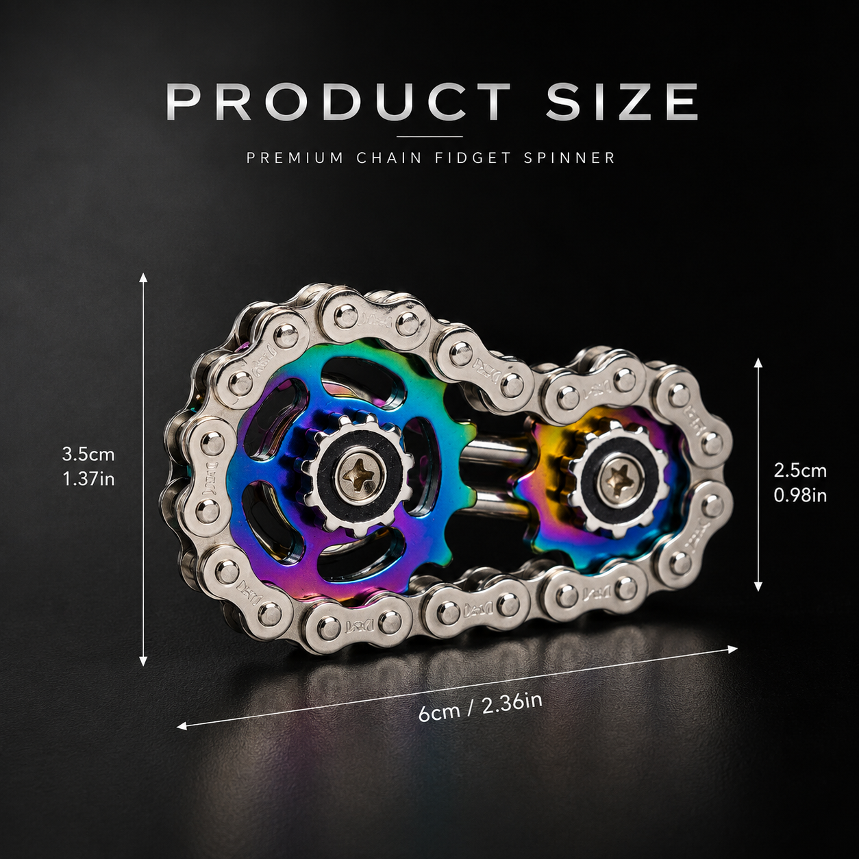 Premium Gear Chain Fidget Spinner