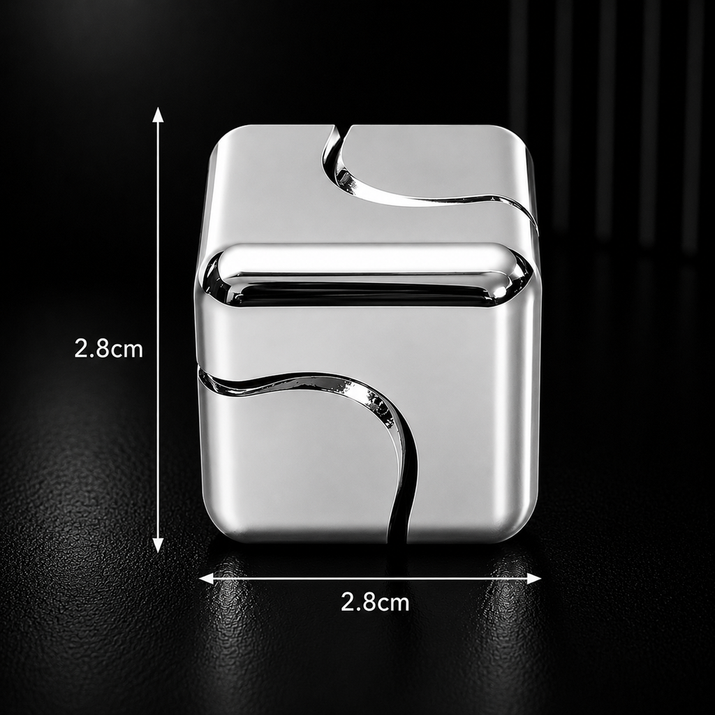 Premium Magnetic Metal Infinity Cube